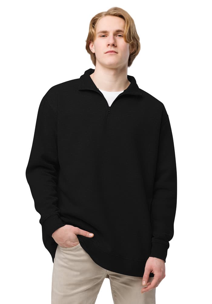 Unisex Fleece Pullover | Cotton Heritage M2475 — Black