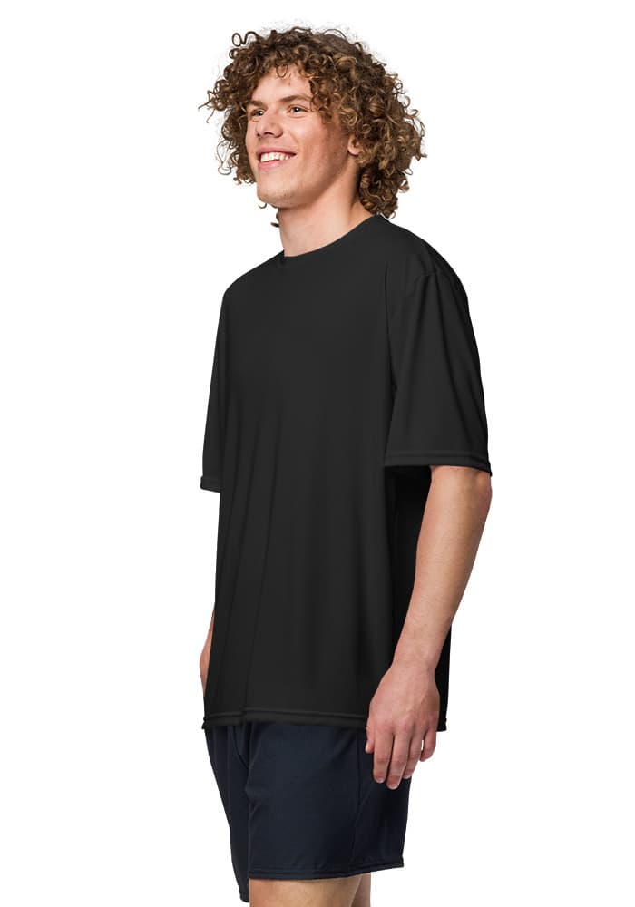 Unisex Performance Crew Neck T-Shirt | A4 N3142 — Black