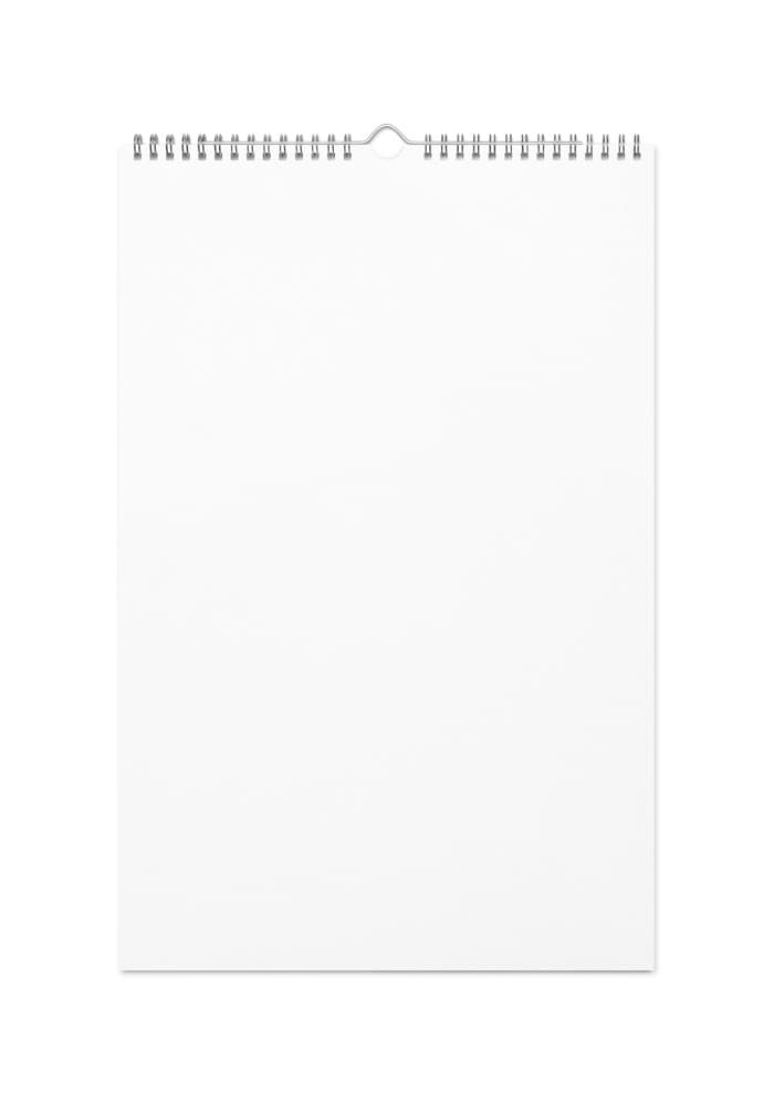 Wall Calendar (2024) — White