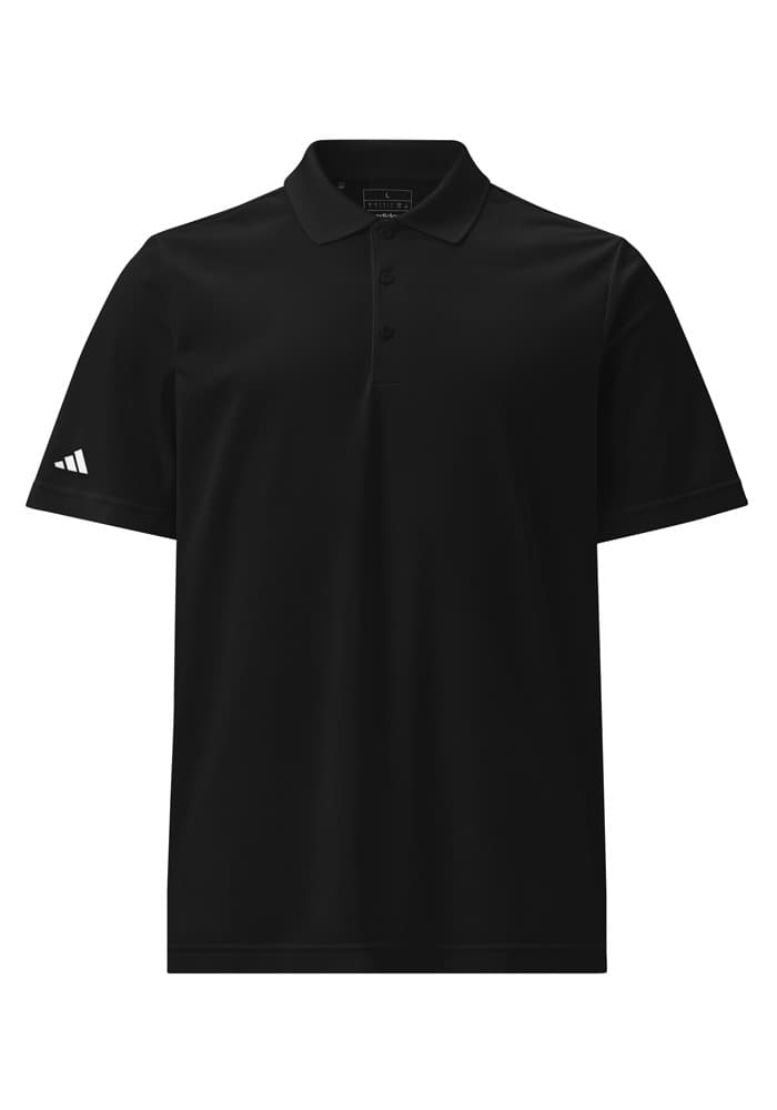 Unisex Adidas Sport Polo Shirt | A430 — Black