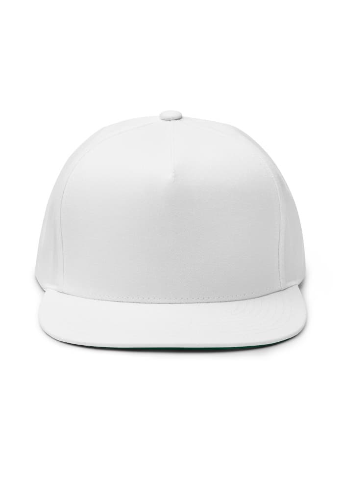 Flat Bill Cap | Yupoong 6007 — White