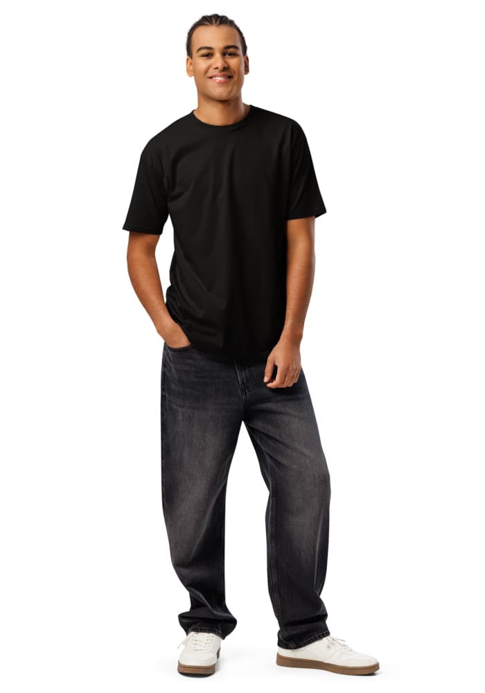 Men's Premium Short Sleeve Tee | Cotton Heritage MC1082 — Black